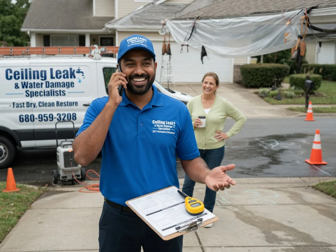 Ceiling Leak Cleanup Midville, GA FAQs